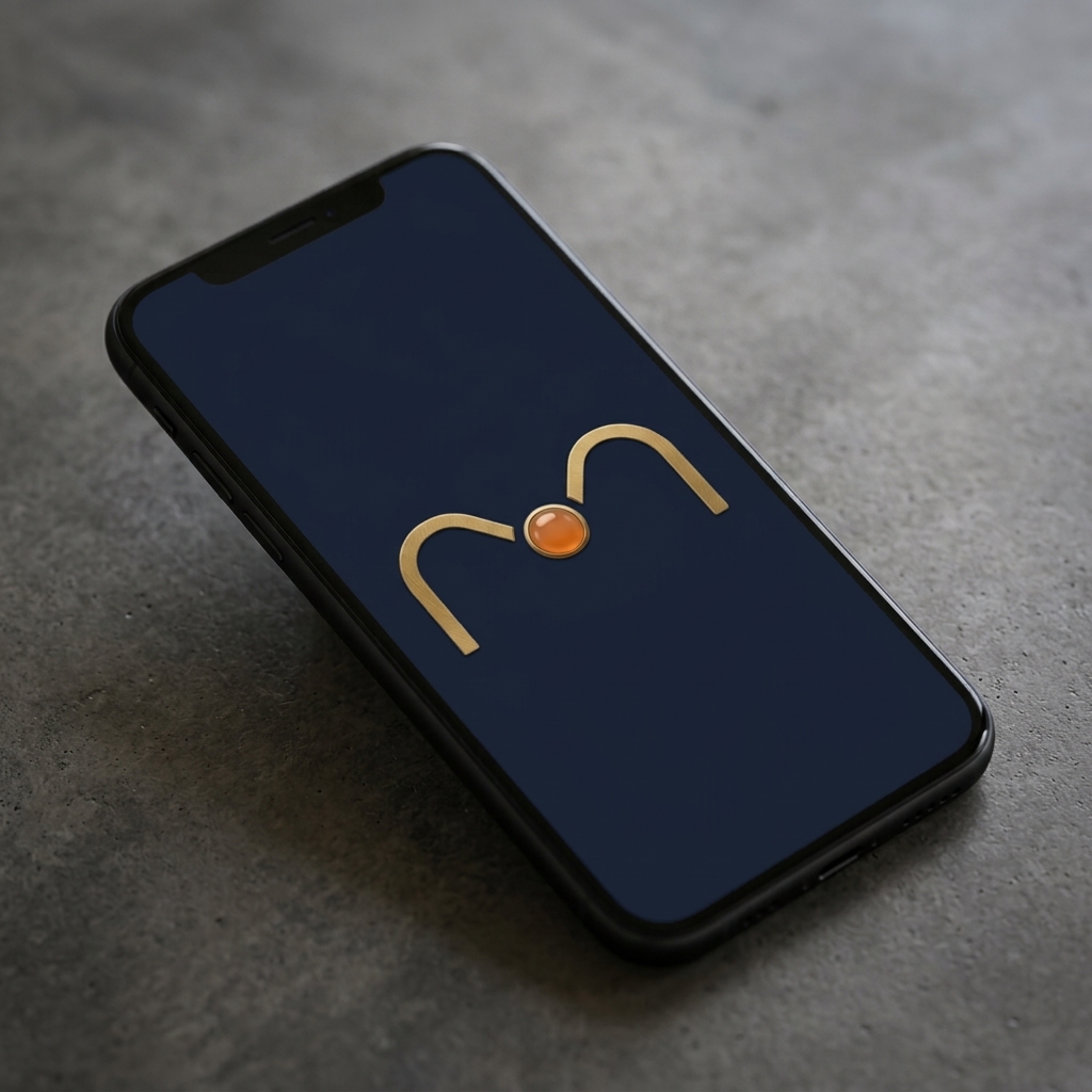 Aplicativo Memora aberto em um smartphone